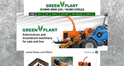 Desktop Screenshot of greenplantuk.com