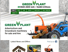 Tablet Screenshot of greenplantuk.com